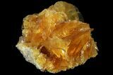 Orange Selenite Crystal Cluster (Fluorescent) - Peru #102173-1